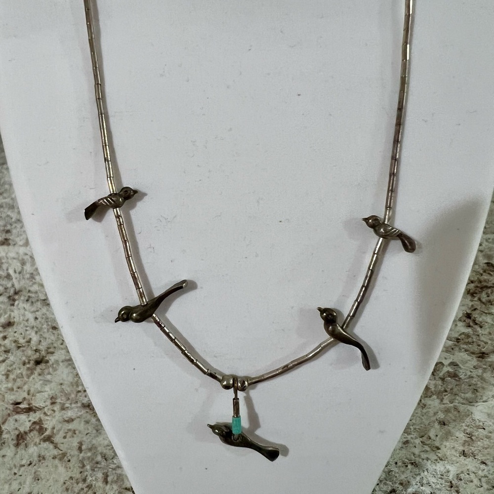 Native American fetish necklace
